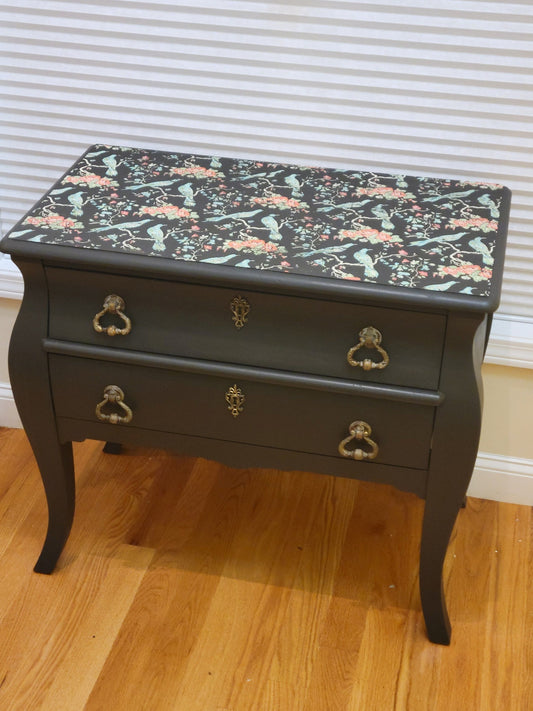 Newly Painted Bombay Style Chest of Drawers