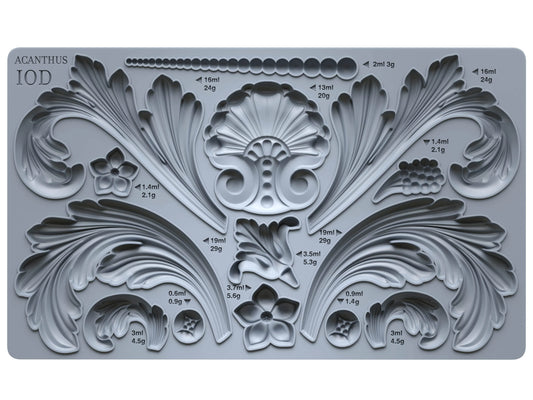 Acanthus 6X10 IOD Mould