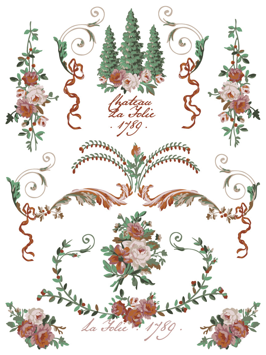 La Folie IOD Paint Inlay 12x16