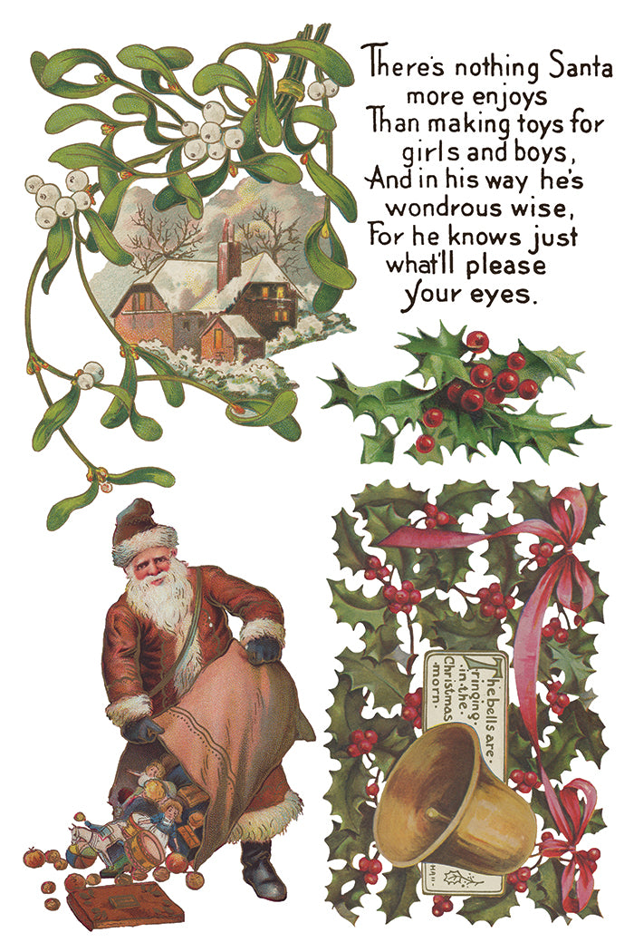 Christmas Joy IOD Transfer