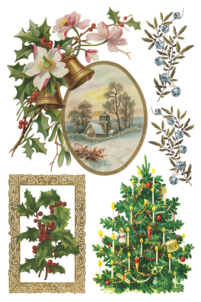 Christmas Joy IOD Transfer