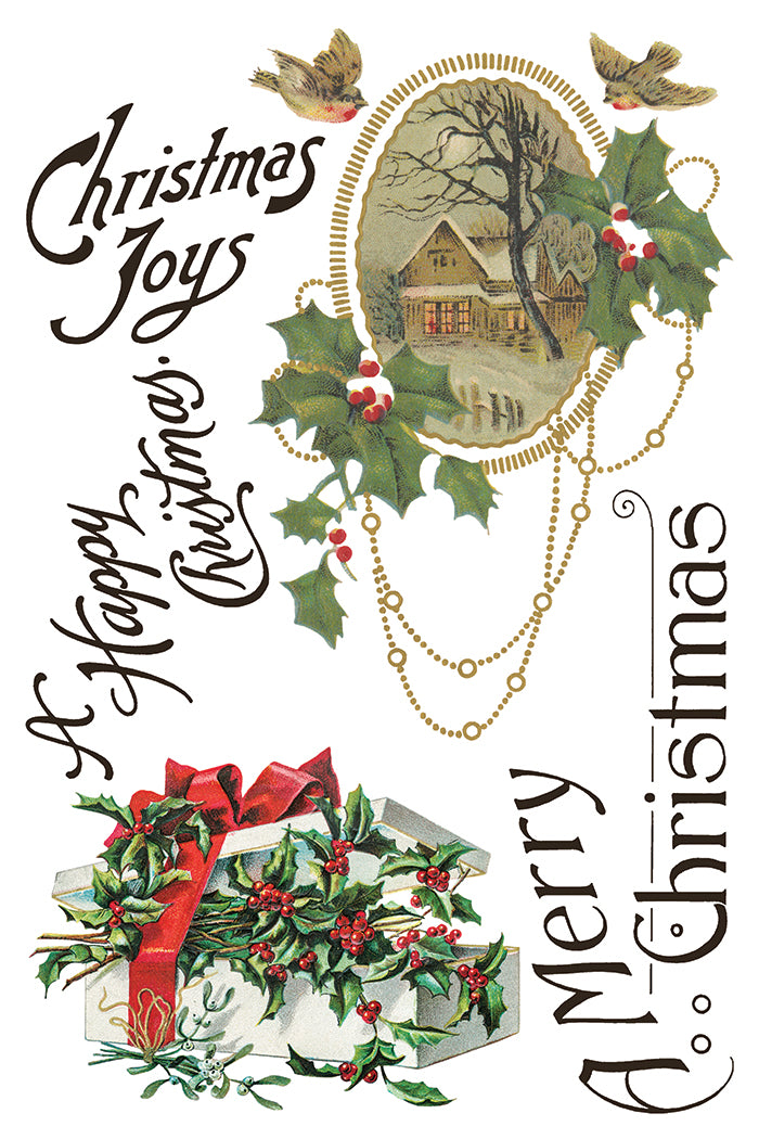 Christmas Joy IOD Transfer