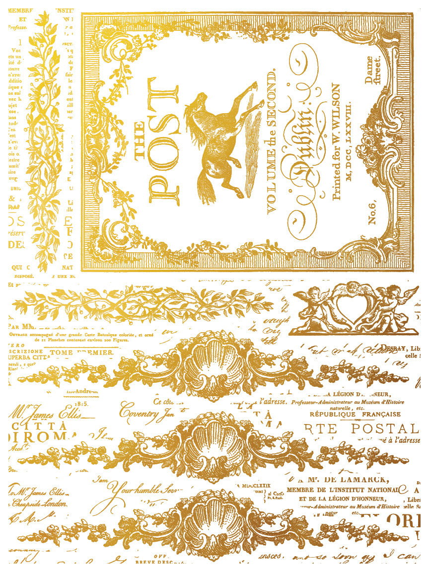 IOD Transfer Étiquettes IOD Foil Transfer 12x16 Pad