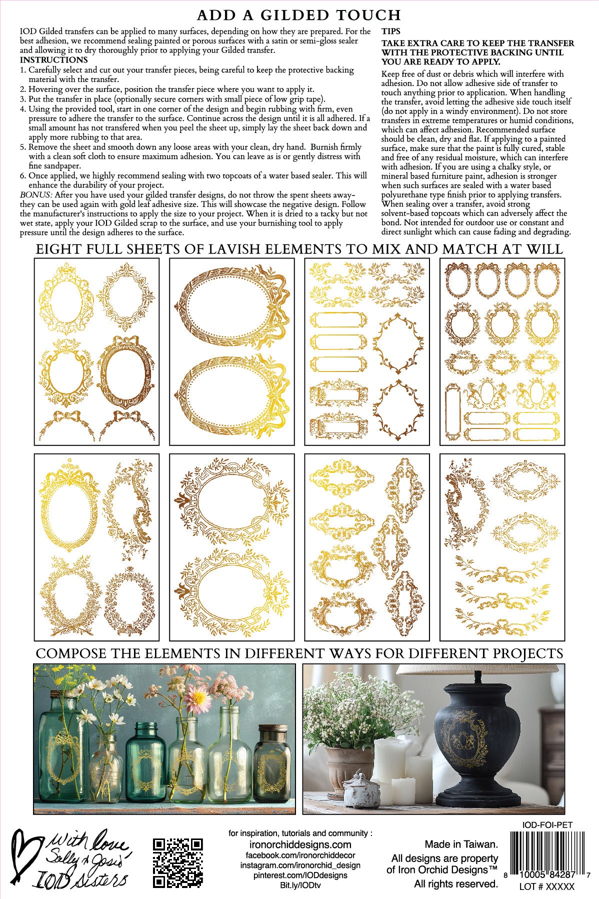 IOD Transfer Gilded Petits Transfer