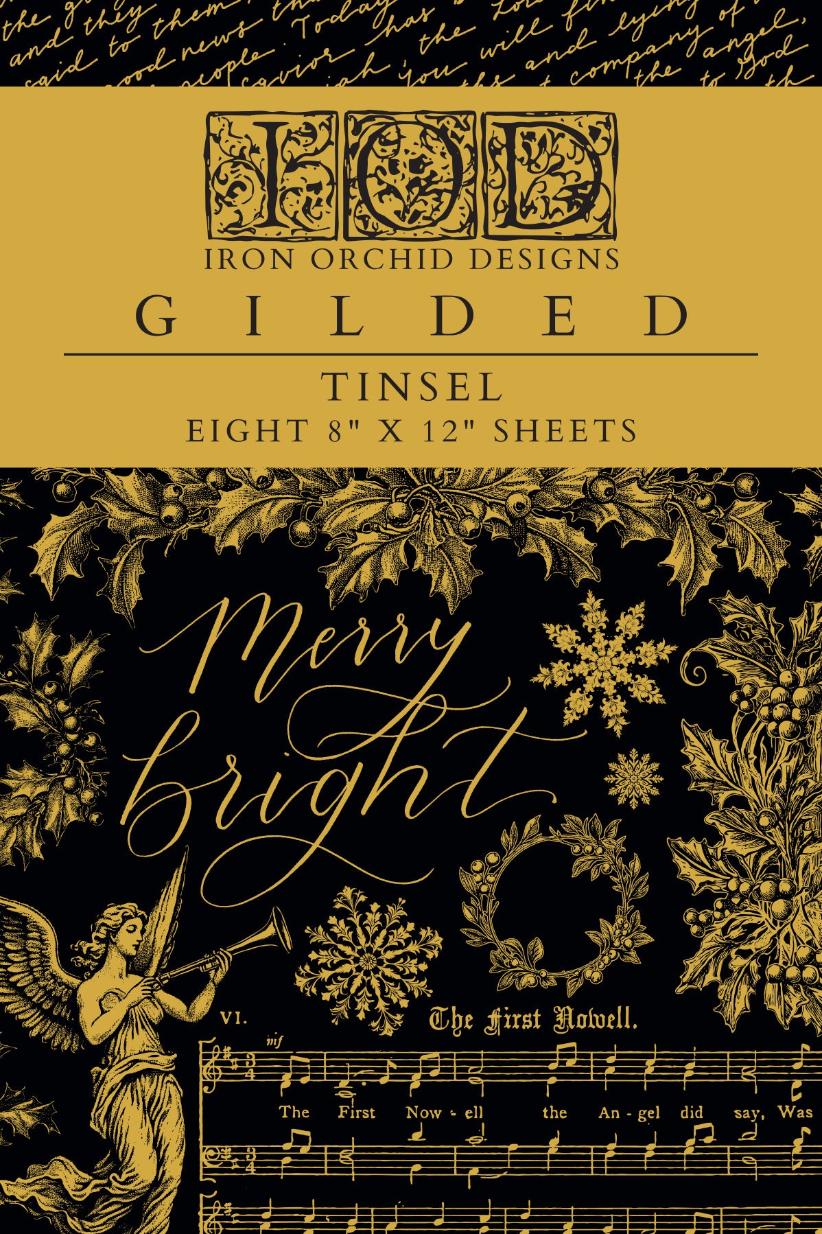 IOD Transfer Gilded Tinsel Transfer