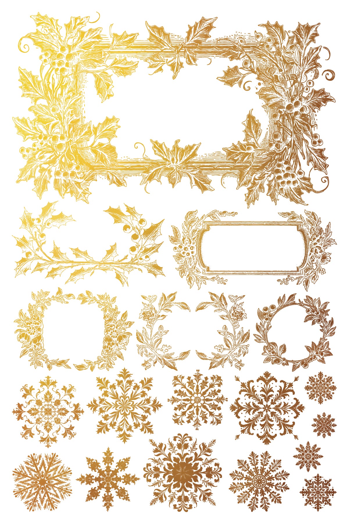 IOD Transfer Gilded Tinsel Transfer