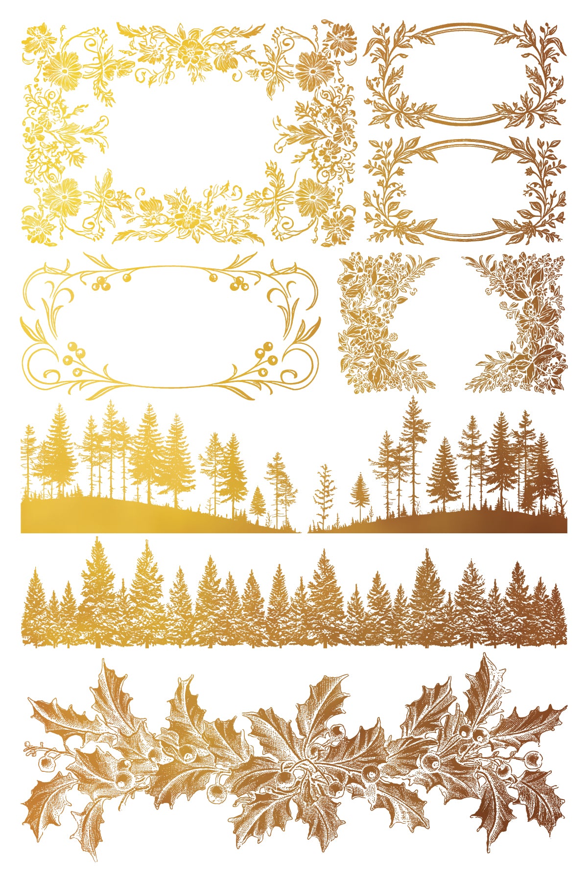 IOD Transfer Gilded Tinsel Transfer
