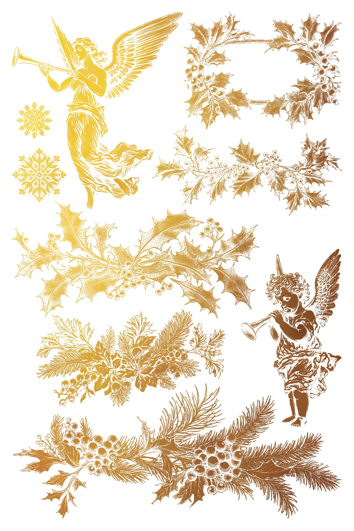 IOD Transfer Gilded Tinsel Transfer