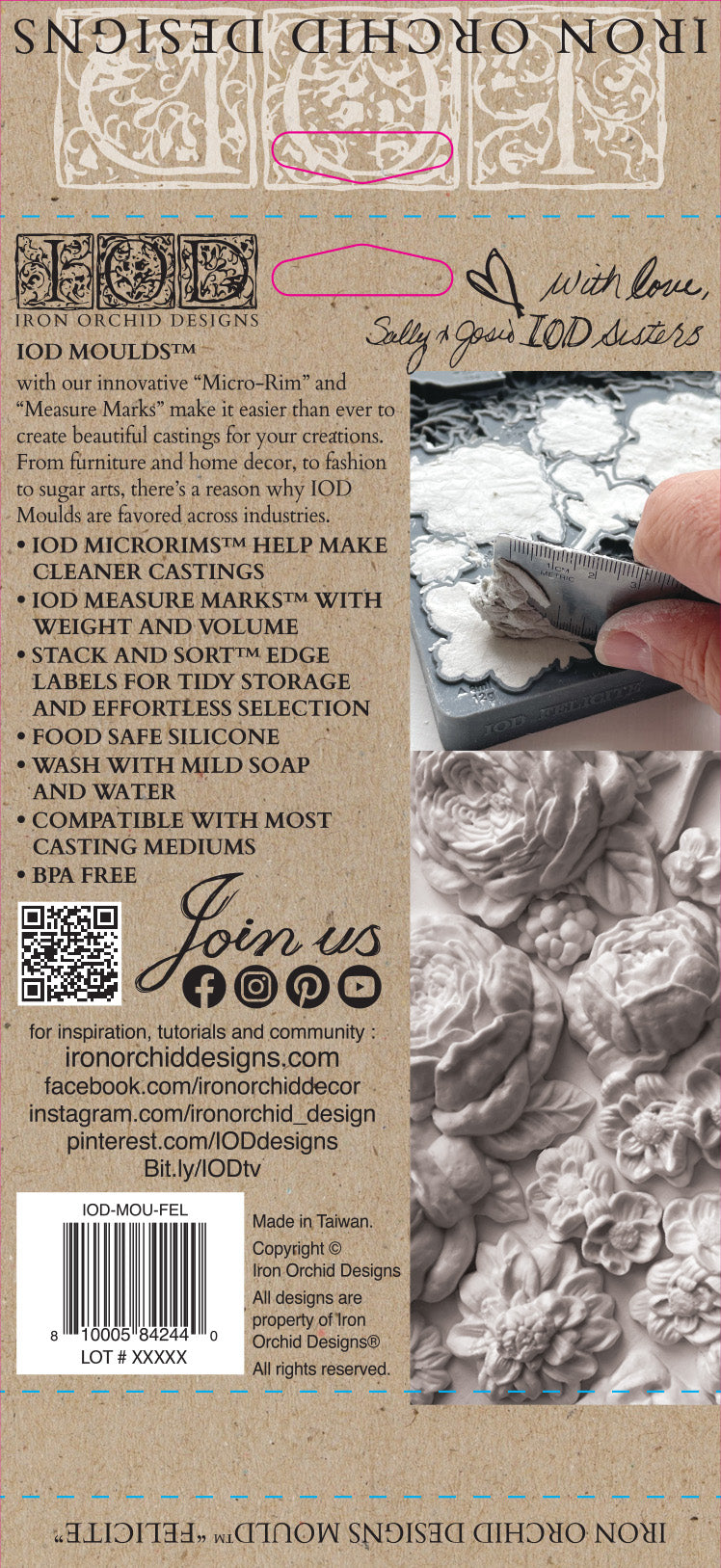 Felicite 5x7 IOD Mould™