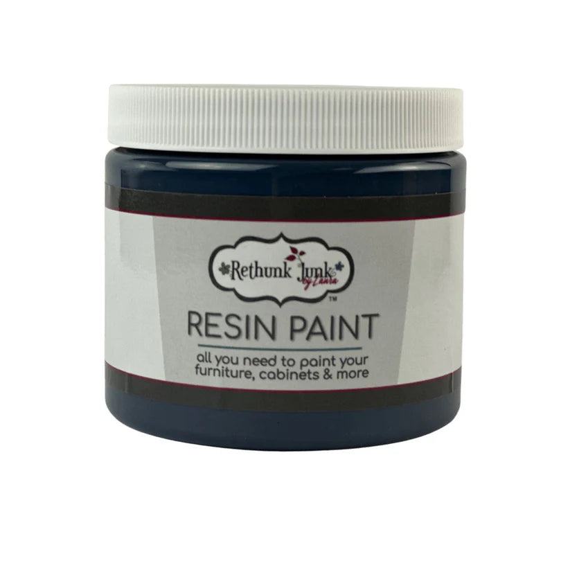 Rethunk Junk Resin Paint Farmhouse Navy Furniture and Cabinet Paint