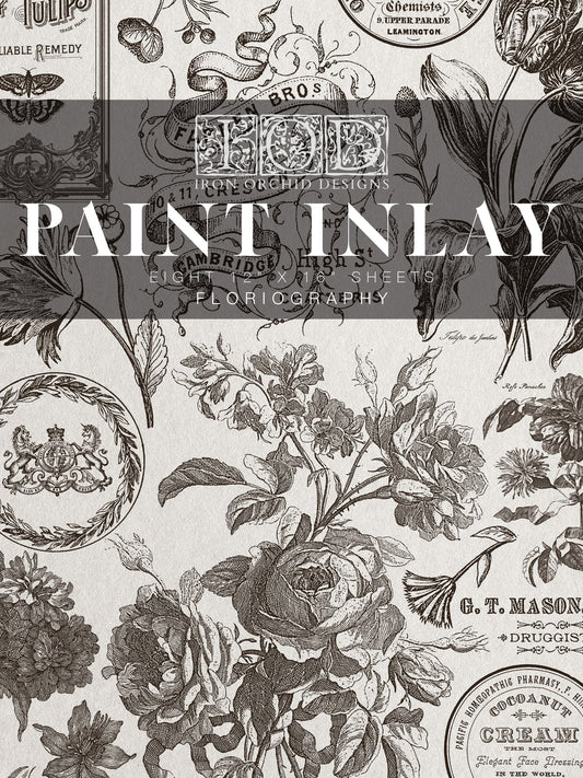 Floriography IOD Paint Inlay 12x16 Pad™