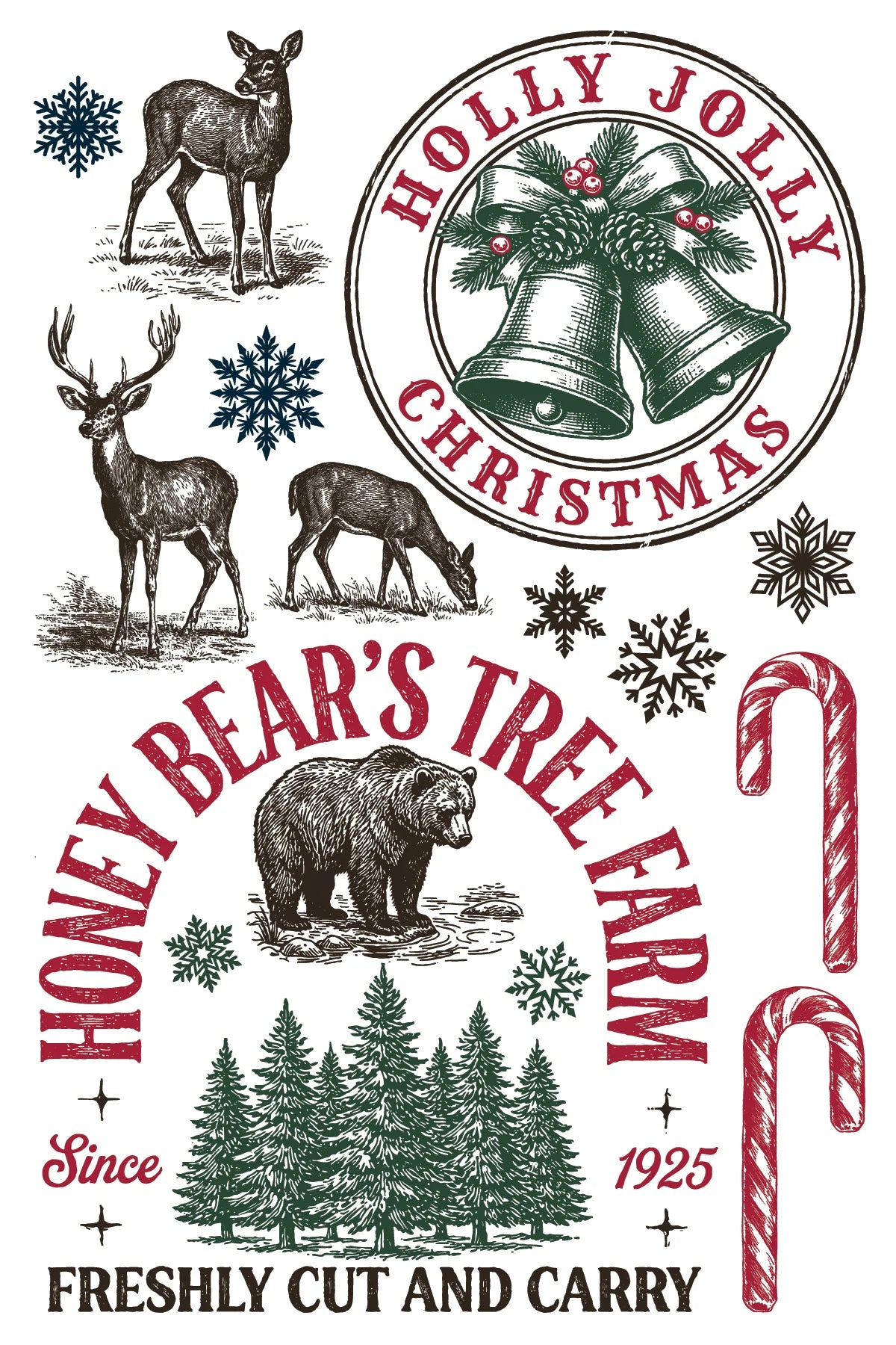 The North Pole Co Paint Inlay | 8 Pages | 8” x 12”