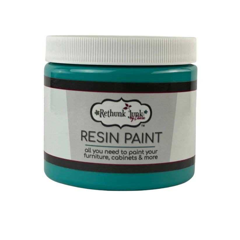 Rethunk Junk Resin Paint PEACOCK FEATHER Furniture and Cabinet Paint