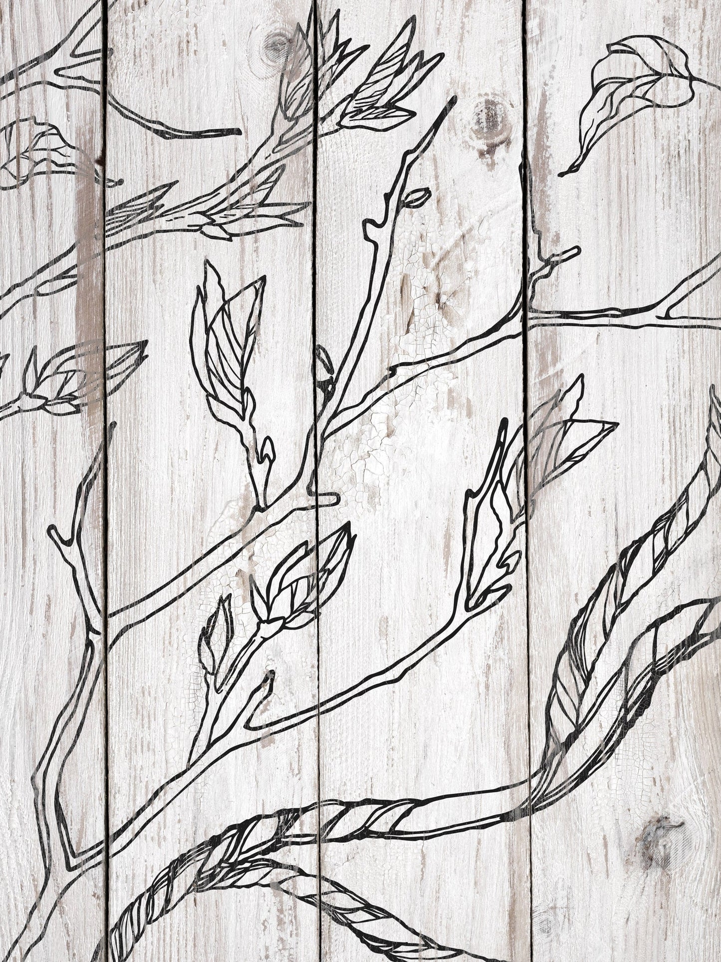 Branches and Vines Stamp (Retired) by IOD - Iron Orchid Designs