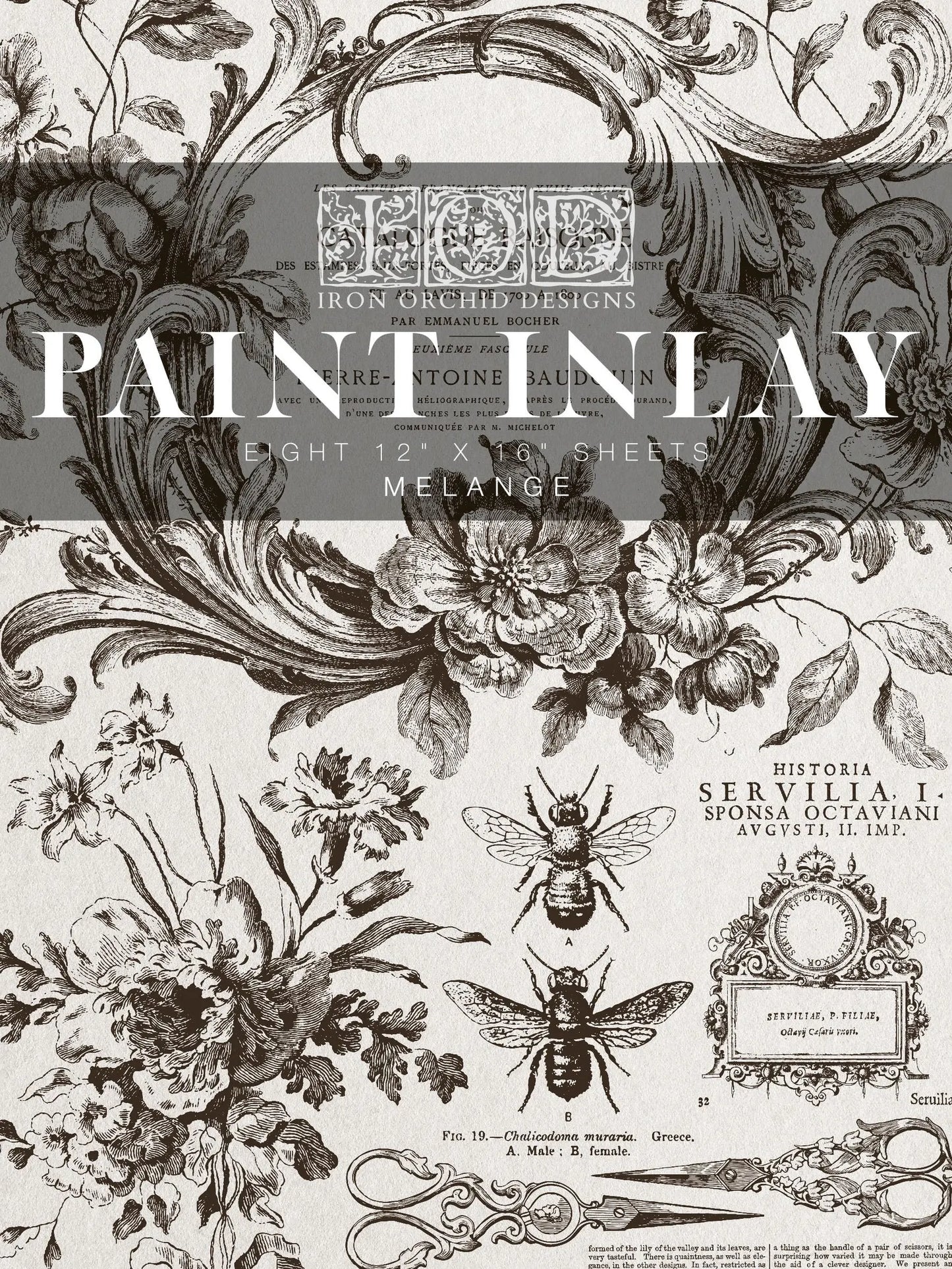Melange IOD Paint Inlay 12x16 Pad™ RETIRED