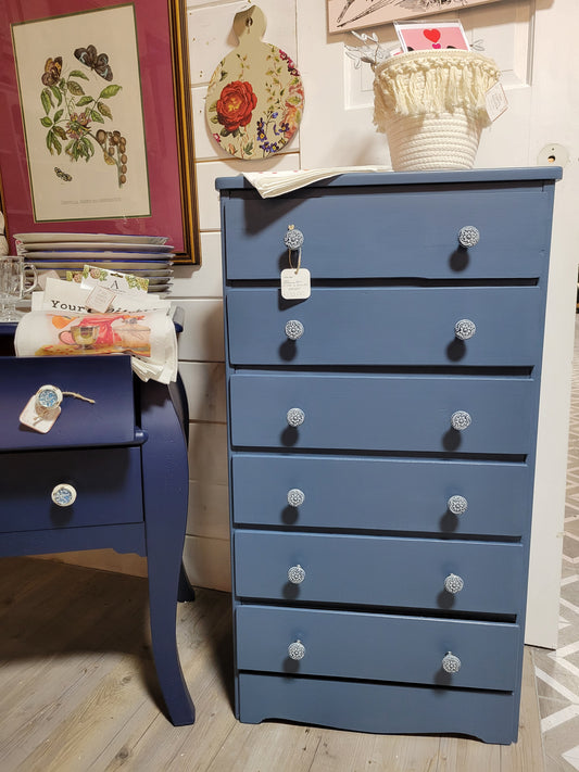 Petite Blue Dresser