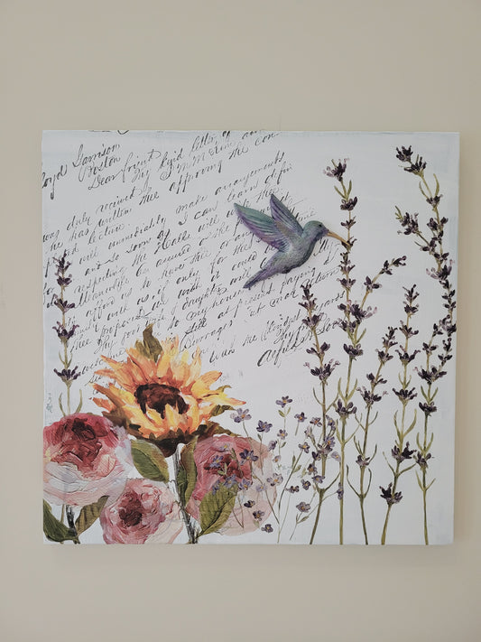 Wildflower Garden 3D Wall Hanging