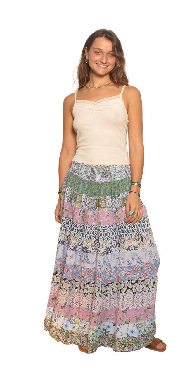 Smocked Top Tier Skirt  Assorted / M
