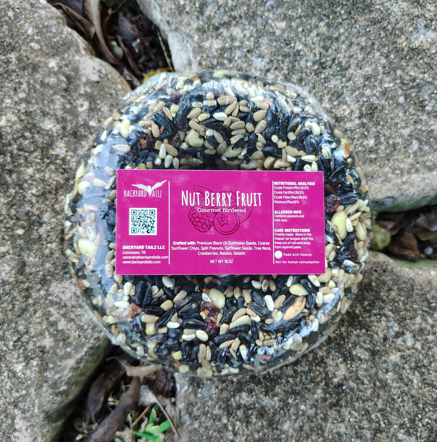 Birdseed Wreath (Nut Berry Fruit)