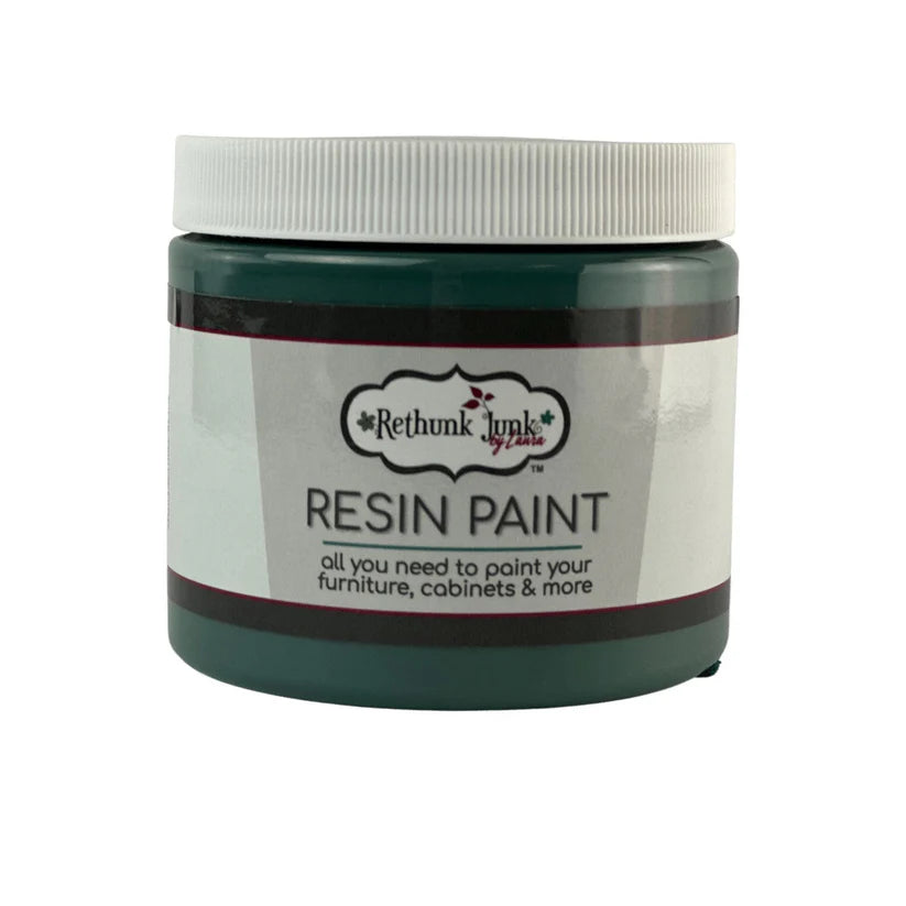 Rethunk Junk Resin Paint Blue Spruce Furniture and Cabinet Paint