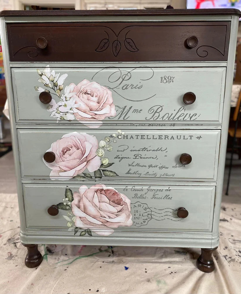 Rethunk Junk Resin Paint SEA SPRAY Furniture and Cabinet Paint