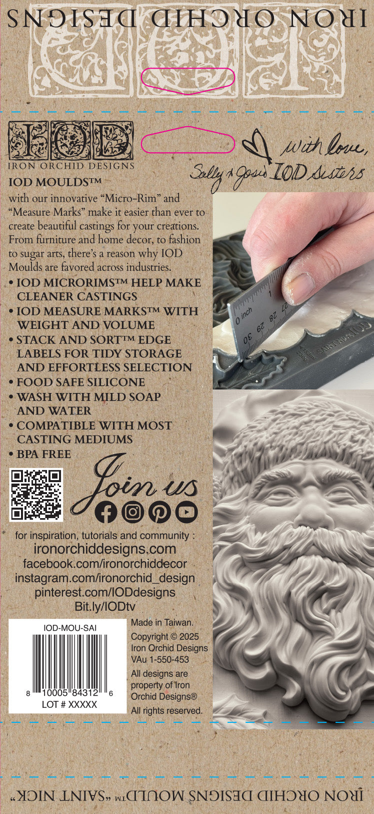 Saint Nick 5x7 Mould IOD