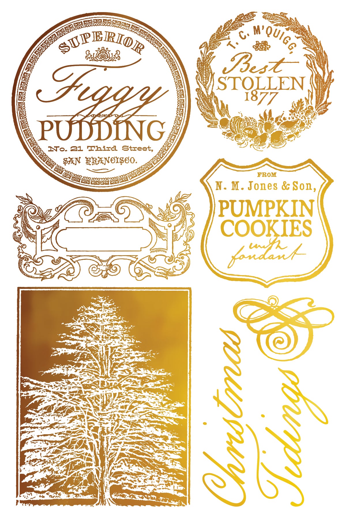 Figgy and Flourish IOD Foil Transfer