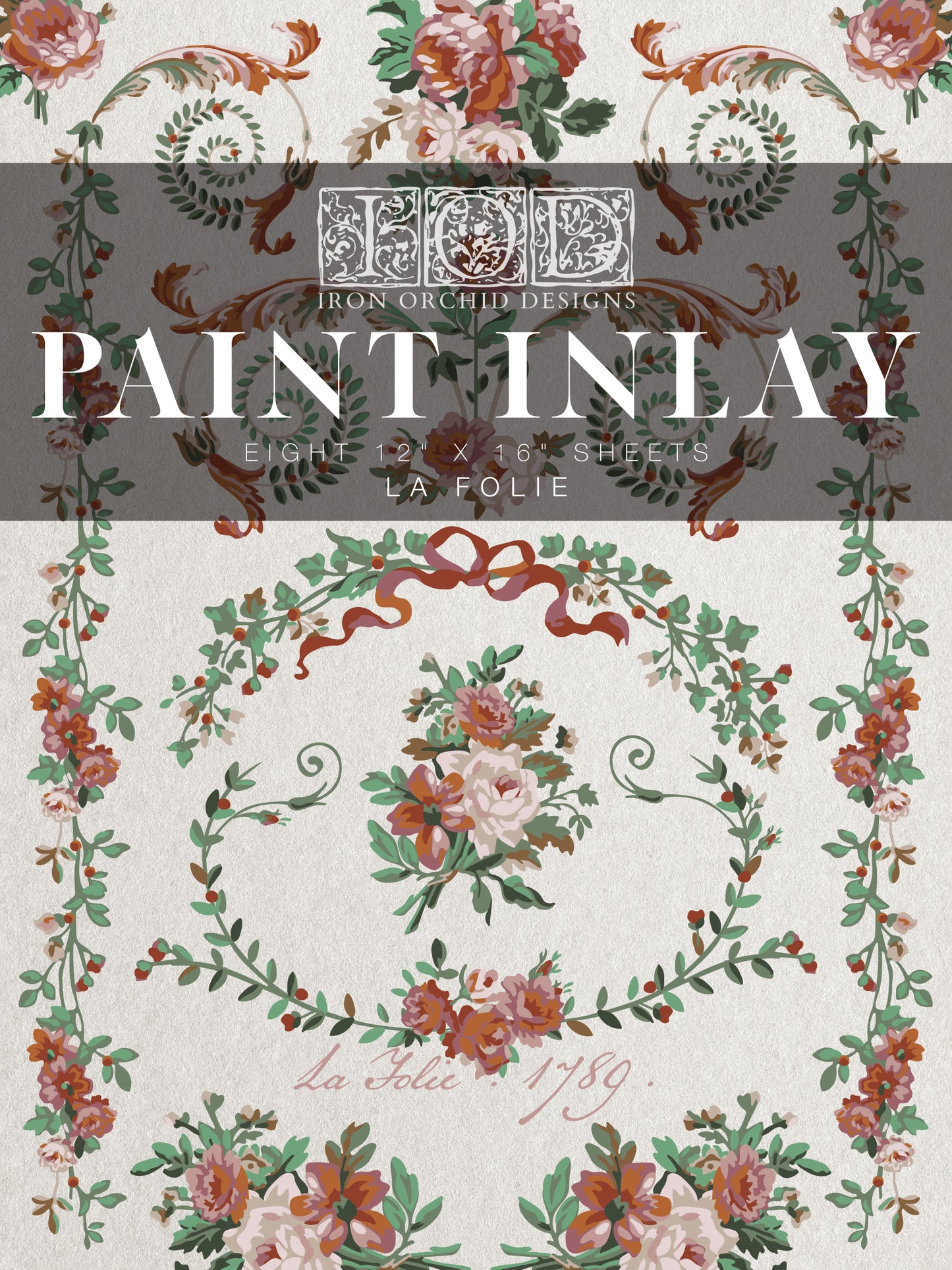 La Folie IOD Paint Inlay 12x16