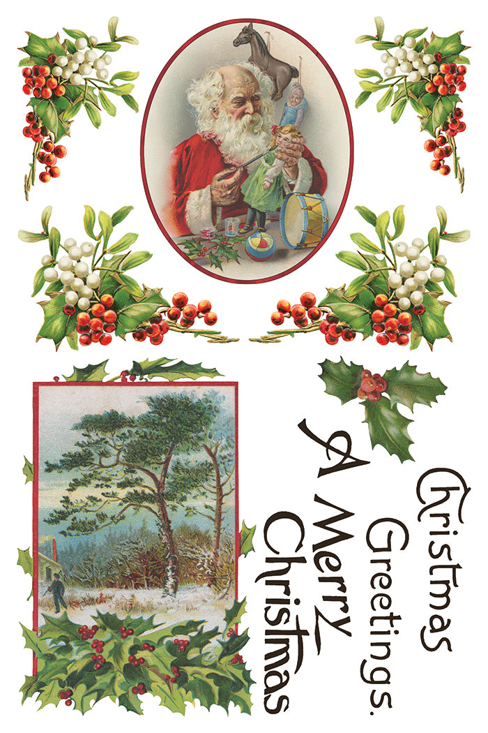 Christmas Joy IOD Transfer