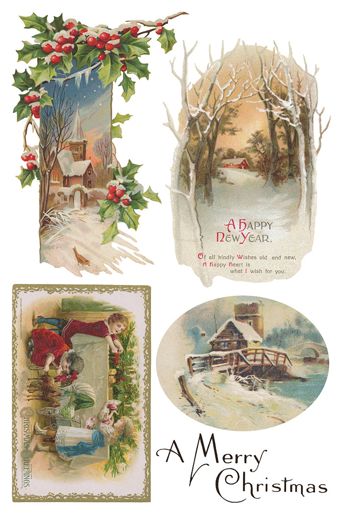 Christmas Joy IOD Transfer