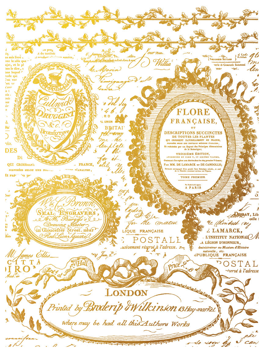 IOD Transfer Étiquettes IOD Foil Transfer 12x16 Pad
