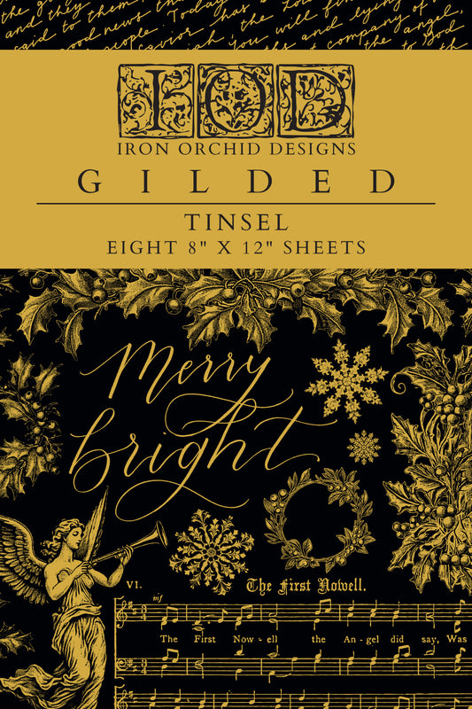 IOD Transfer Gilded Tinsel Transfer