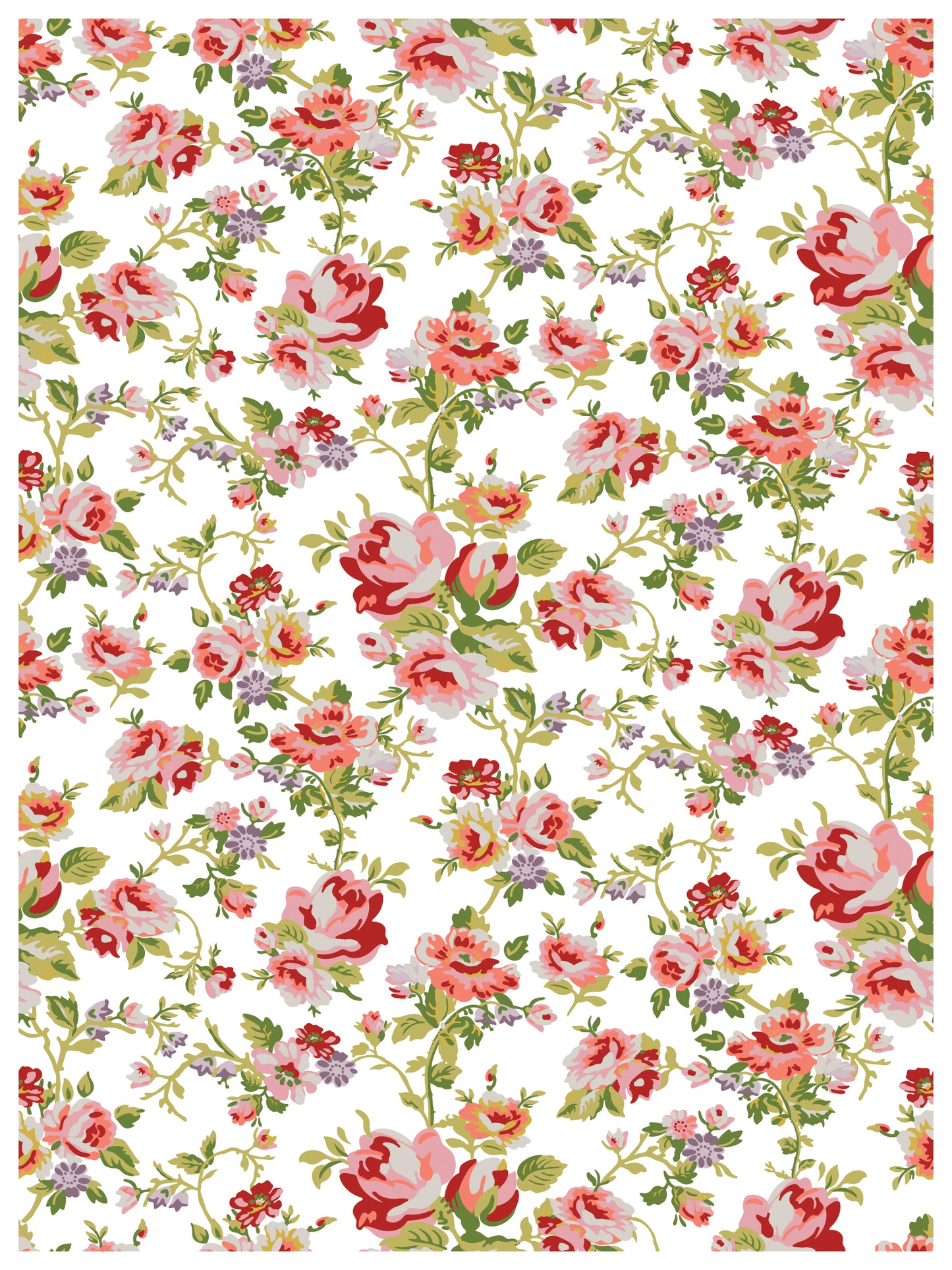 Ditsy Blooms IOD Paint Inlay 12x16 Pad™