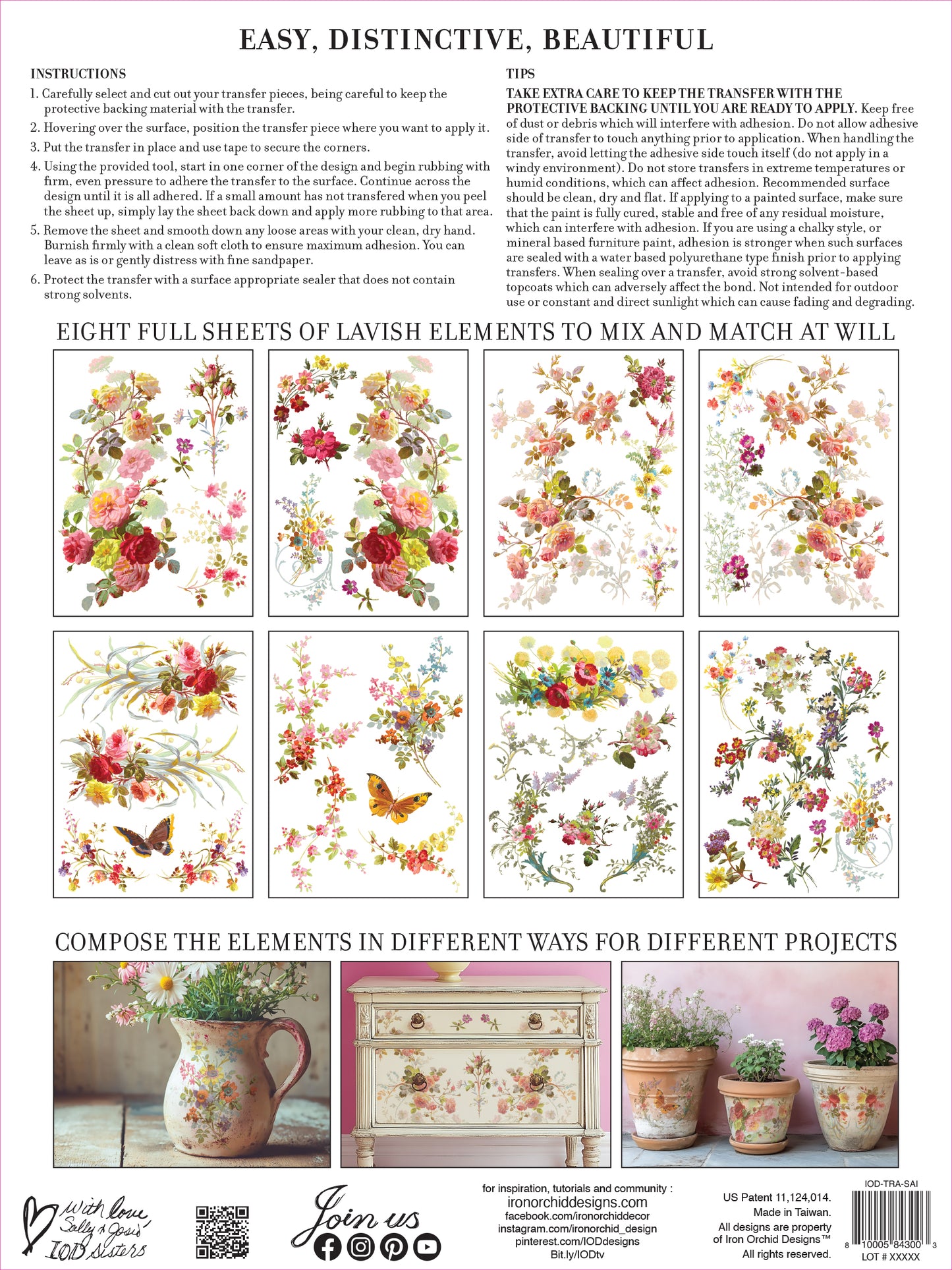 Saint Germain IOD Transfer 12x16 Pad™