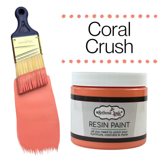 Rethunk Junk Resin Paint CORAL CRUSH Furniture and Cabinet Paint