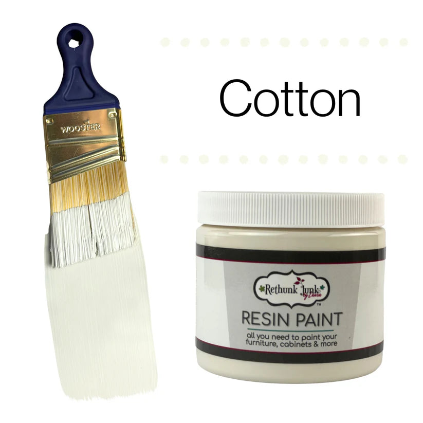 Rethunk Junk Resin Paint COTTON Furniture and Cabinet Paint