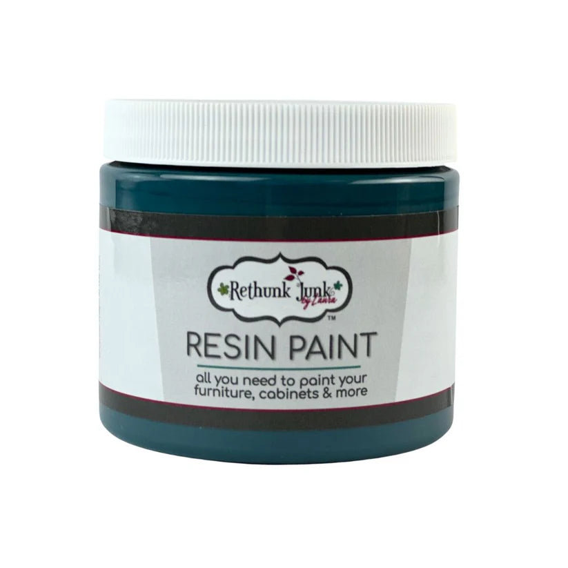 Rethunk Junk Resin Paint Denim Blue Furniture and Cabinet Paint
