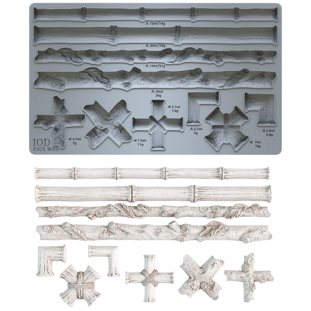 Faux Bois 6X10 IOD Mould™