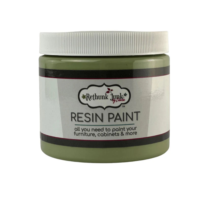 Rethunk Junk Resin Paint FRESH SAGE Furniture and Cabinet Paint