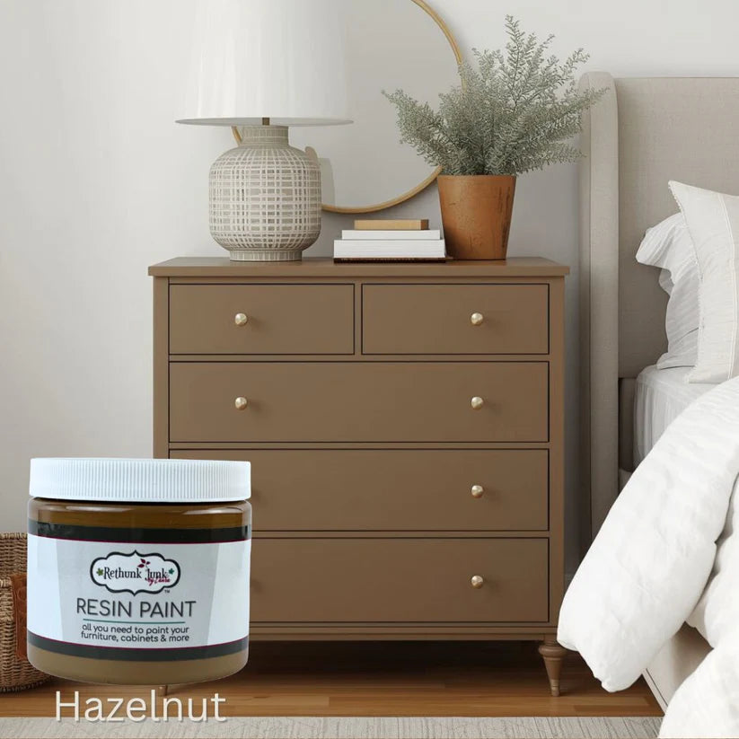 Rethunk Junk Resin Paint HAZELNUT Furniture and Cabinet Paint