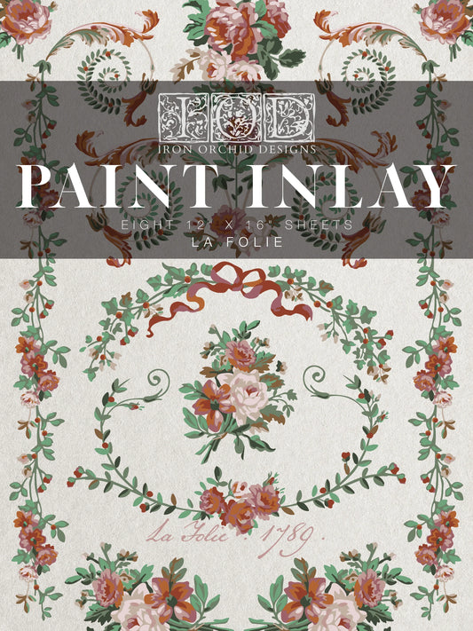 La Folie IOD Paint Inlay 12x16