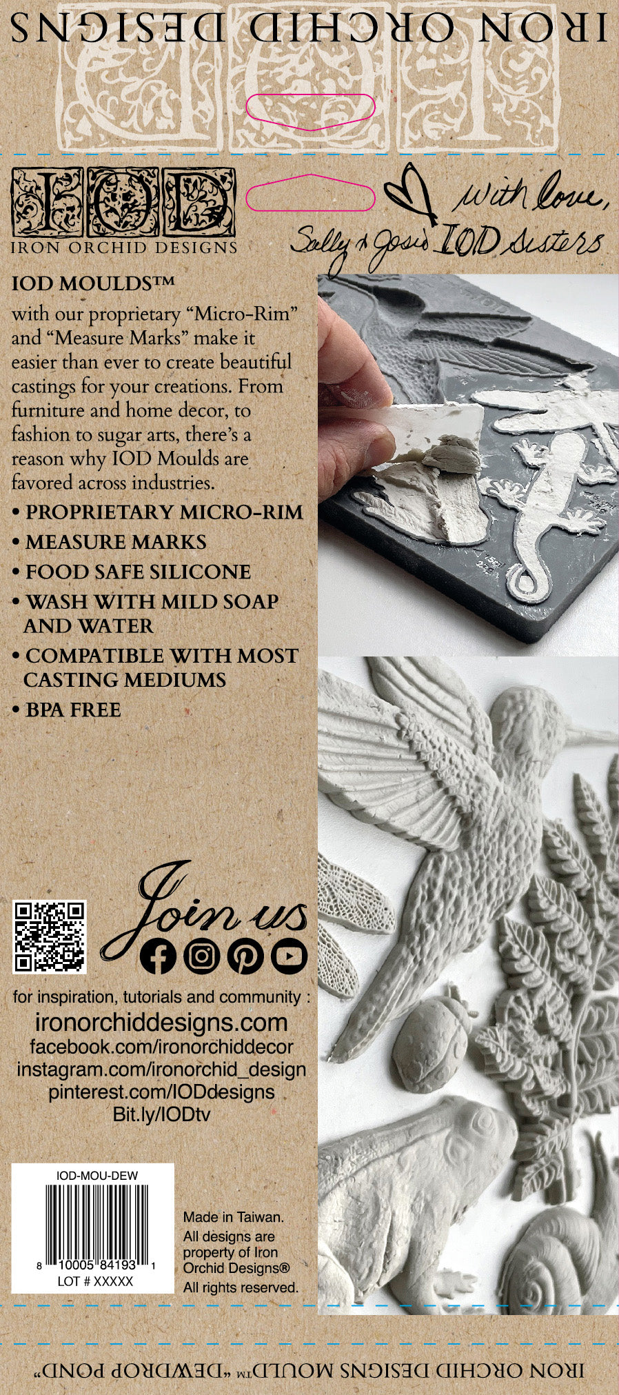Dewdrop Pond 6X10 IOD Mould