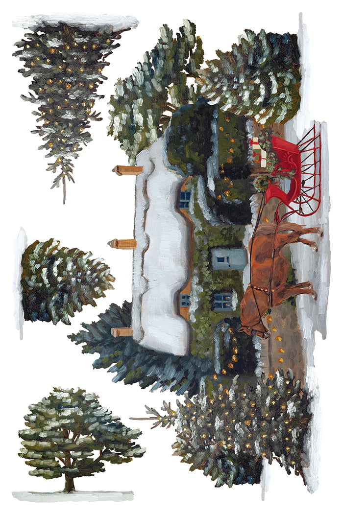 A Cotswold Christmas IOD Transfer 8x12 Pad™
