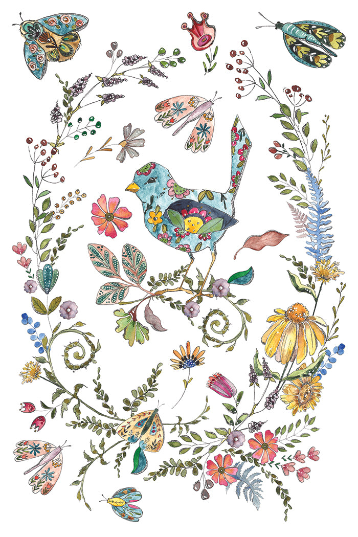 Fern Fables IOD Transfer | 8 Pages | 8” x 12” | Full Color