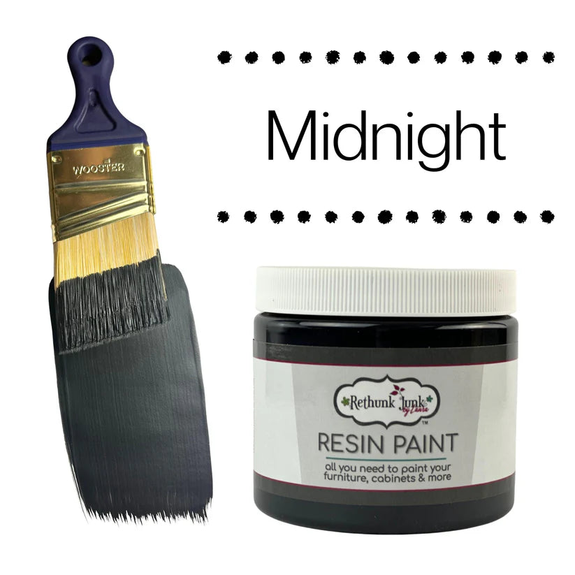 Rethunk Junk Resin Paint MIDNIGHT Furniture and Cabinet Paint