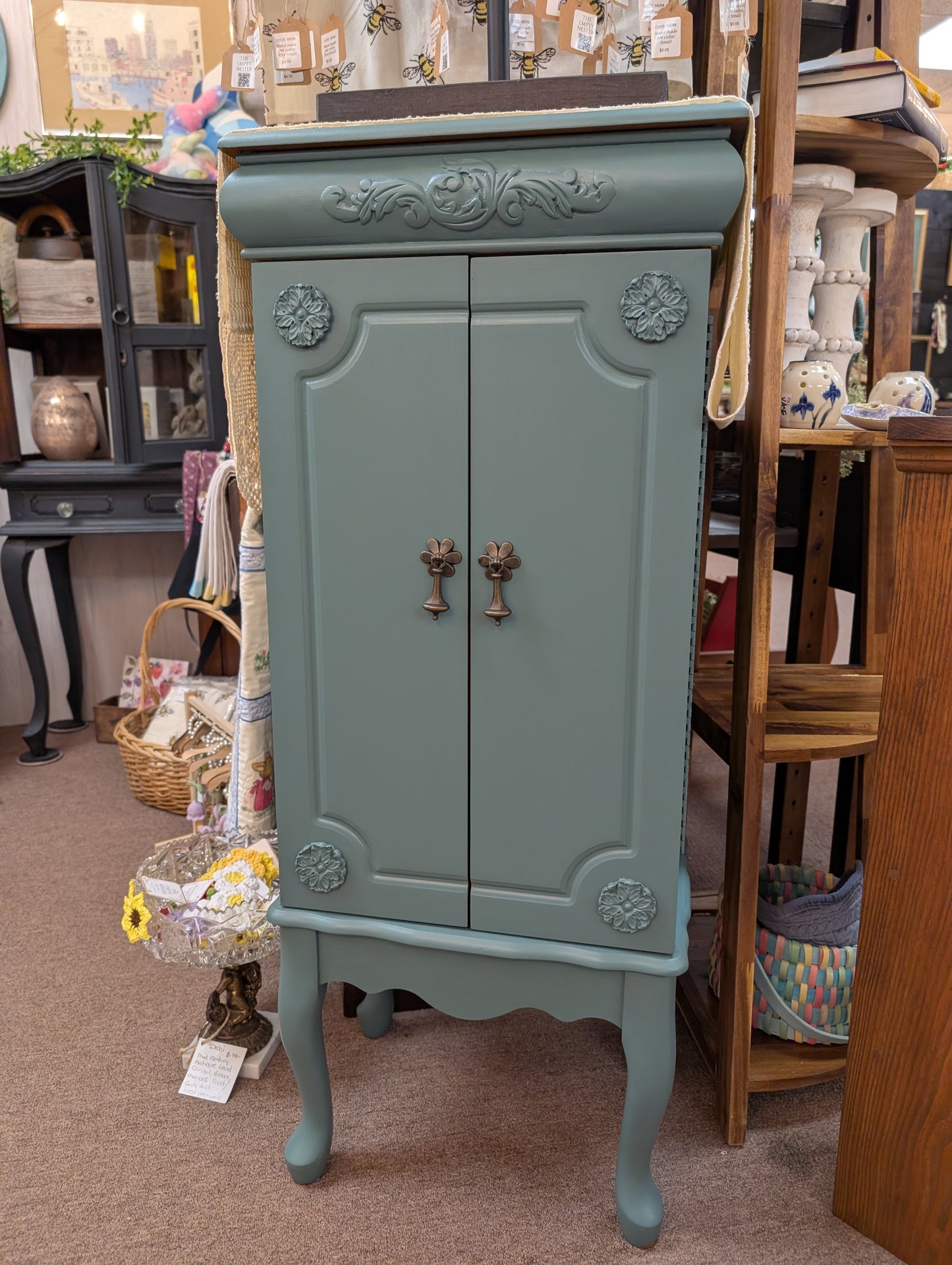 Vintage redesigned Jewelry Armoire