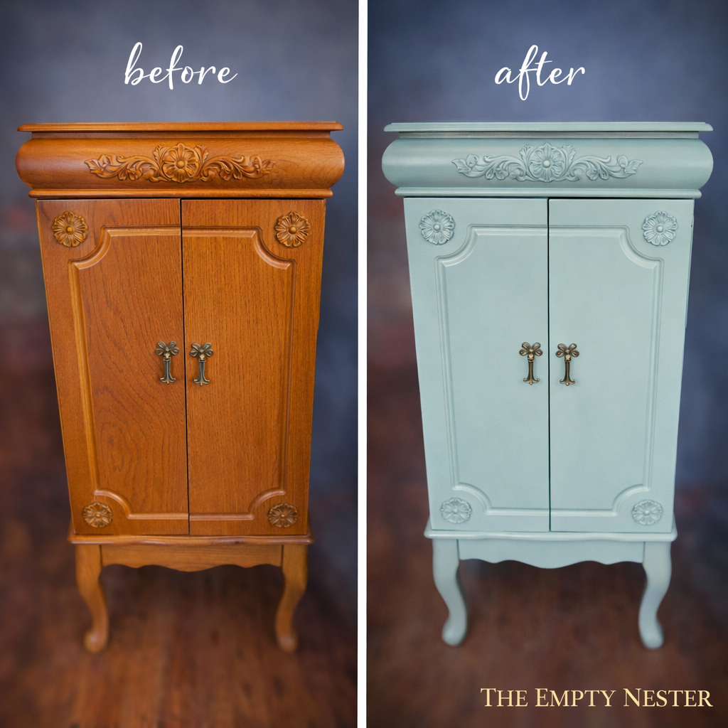 Vintage redesigned Jewelry Armoire