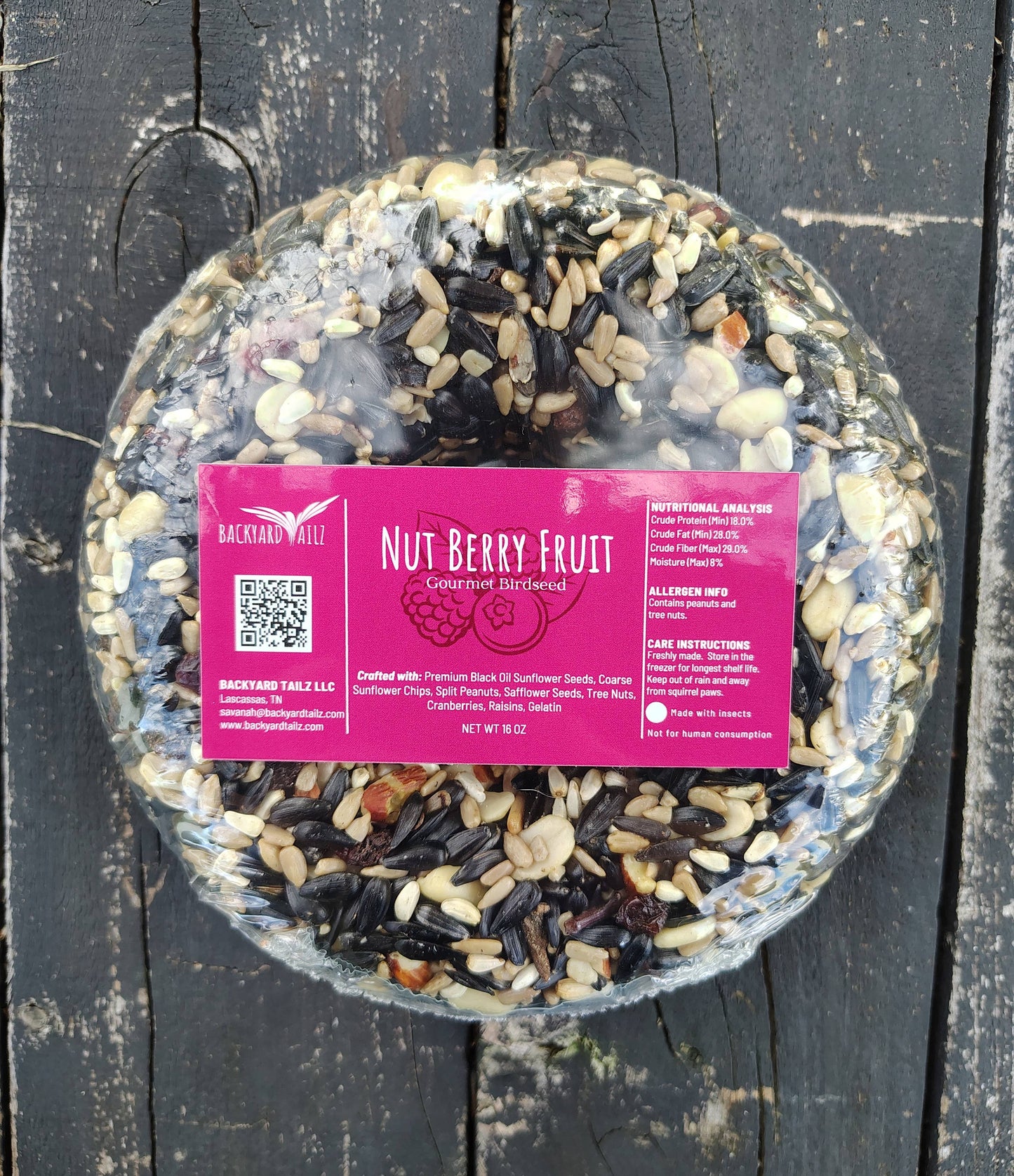 Birdseed Wreath (Nut Berry Fruit)