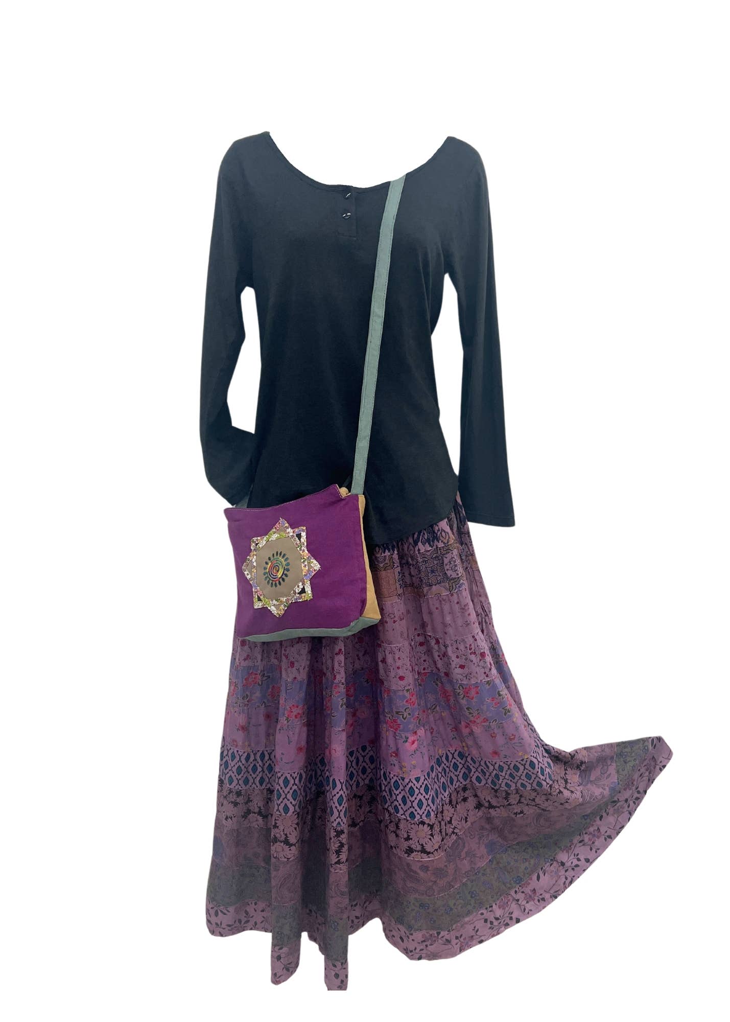 Smocked Top Tier Skirt Assorted / L