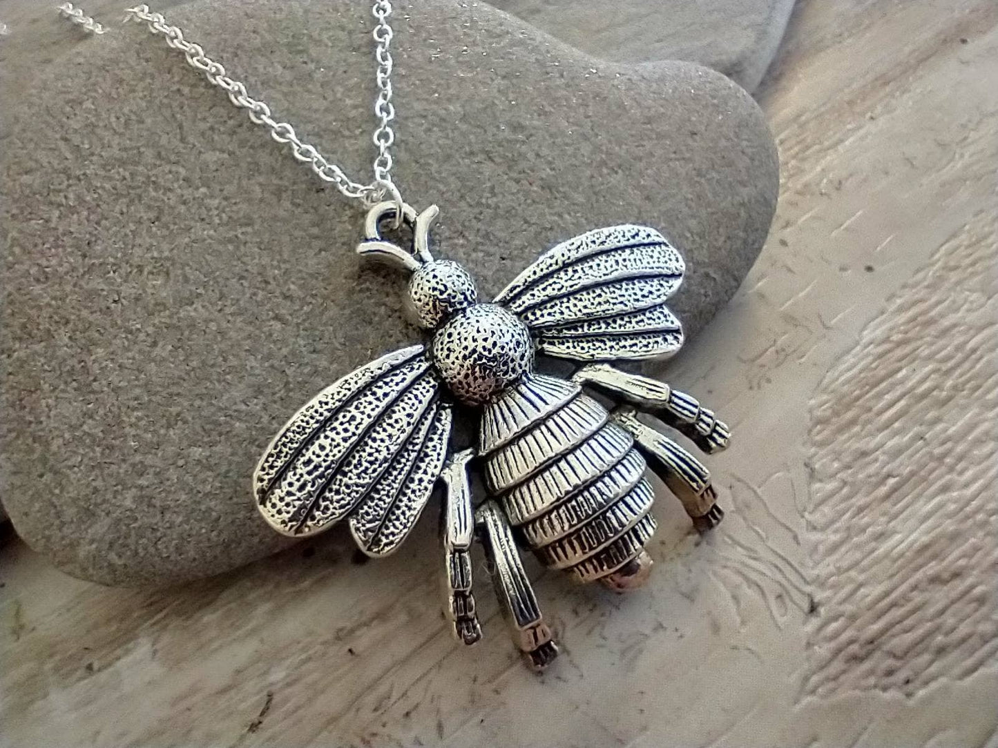 Bee Statement Necklace 16"